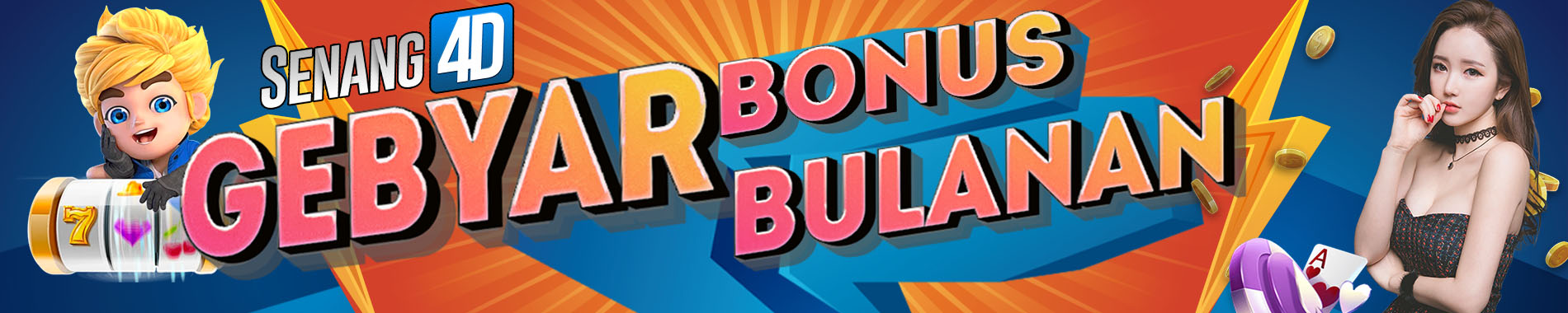 GEBYAR BONUS BULANAN SENANG4D